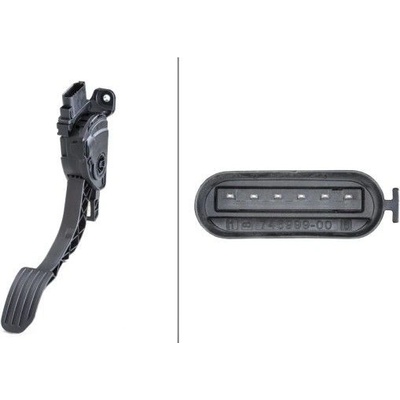 Snímač, poloha pedálu HELLA 6PV 010 834-811