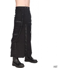 Black Pistol men Skirt Denim Black