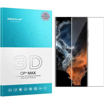 Nillkin Tvrzené Sklo 3D CP+ MAX Black pro Samsung S22 Ultra 6902048243309