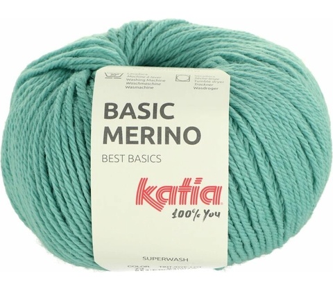 Katia Basic Merino 73 tyrkysová