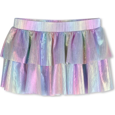 Billieblush sukně s volánem RAINBOW metalická