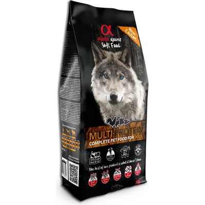 Alpha Spirit Complete Soft Dog Food - Multiprotein 1, 5кг