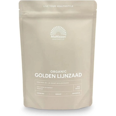 Mattisson Healthstyle Златно Ленено Семе, БИО 500 g | Mattisson Healthstyle (MT1560)