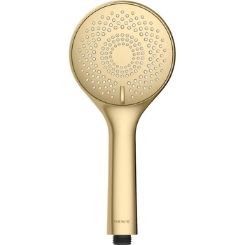 WENKO Матово златиста пластмасова икономична душ глава ø 11 cm Watersaving System - Wenko (26180100)