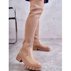Step in style Дамски ботуши над коляното модел 173613 Step in style