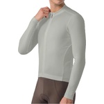 Castelli Мъжка фланелка с дълъг ръкав за колоездене Castelli Espresso Thermal 2 Jersey Cycling jersey - Shadow (056-4296-0212)