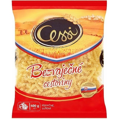 Cessi Bezvaječné cestoviny pšeničné sušené vretienka 400 g