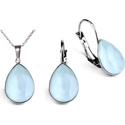 Swarovski Elements Pear 39169.4 Aquamarine – Zboží Dáma