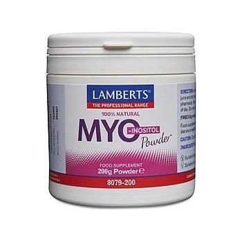 LAMBERTS Хранителна добавка Мио-инозитол, витамин В комплекс, Lamberts Myo - Inositol Powder, 200gr