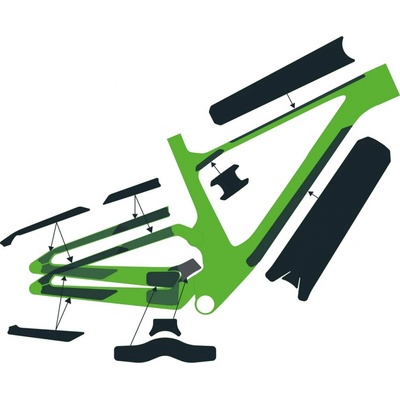 Ochrana rámu kit Syncros Frame Protection kit Spark Carbon