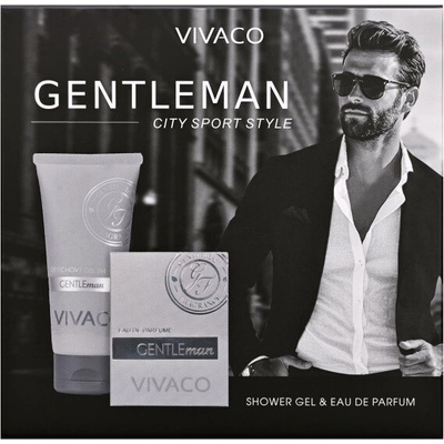 VIVACO Darčeková kazeta pánskej kozmetiky GENTLEMAN SILVER
