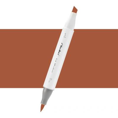 Lihová fixa OHUHU oboustranná Brush & Chisel, Natural Oak (YR91)