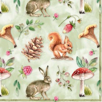 TI-FLAIR 342018 Vida Natural servítky 33x33cm 3V 20ks