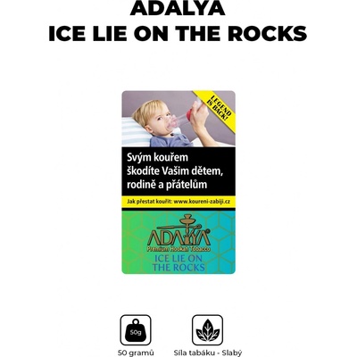 Adalya Ice Lie on the Rocks 50 g – Zboží Dáma