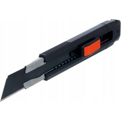 Nôž na tapety, kompozitný nôž s plochou, odlamovacou čepeľou Solid BlackTiger 18 mm