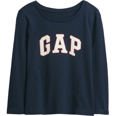 GAP V-FRCH LS Logo Tee tmavě modrá