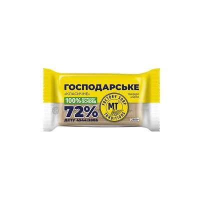 Mydliarske tradicie Mydlo na pranie pre domácnosť klasik, 72%, 200 g