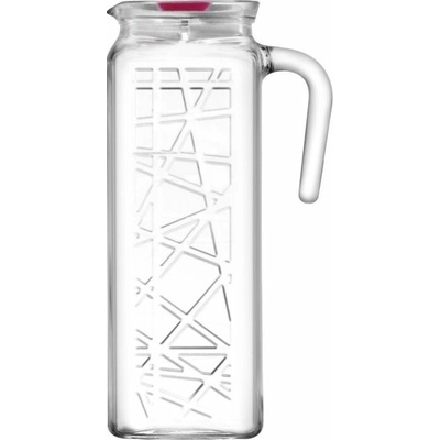 Plastimex džbán 1,2l LINE s víčkem,sklo