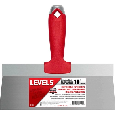 LEVEL5 Nerezová špachtľa 10" s kompozitovou rukoväťou