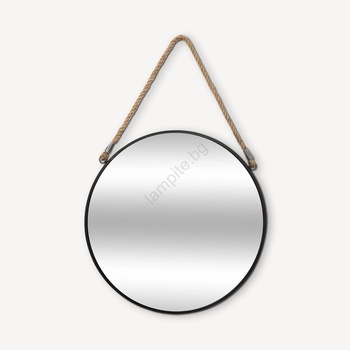 Atmosphera - Огледало EDEN Ø 38 см черен (P6624)