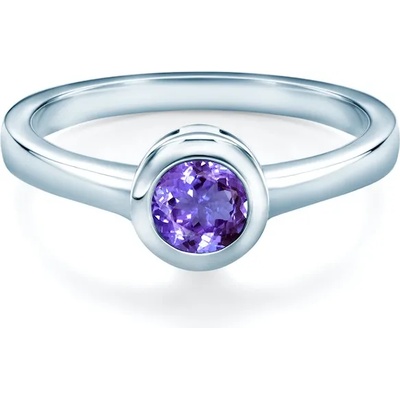 SAVICKI Годежен пръстен savicki: бяло злато, танзанит