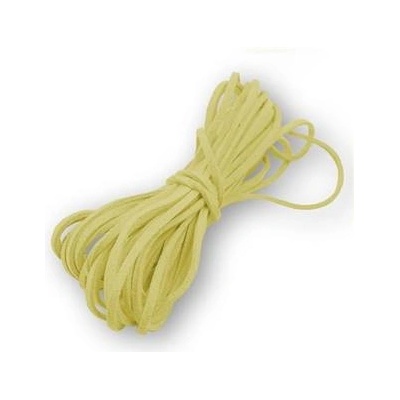 Šperky4U Semišová šňůrka krémová LR8001-06