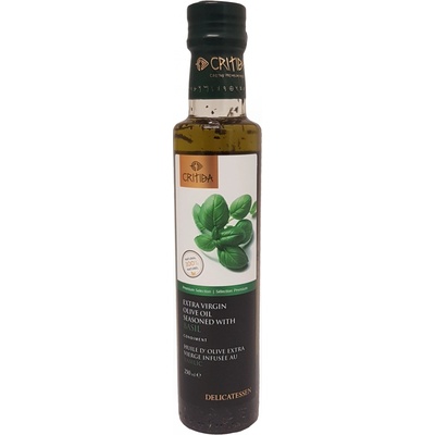 Critida BIO Dressing s extra panenským olivovým olejem a bazalkou 250 ml – Sleviste.cz