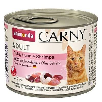 ANIMONDA konzerva CARNY Adult - morka, kura + račce 200g