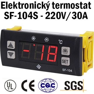 Thermostat Sf-104s-2 for congélateur, vitrine, réfrigérateur, contrôleur de température