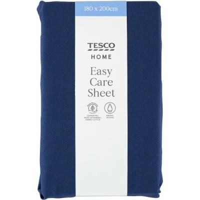 Tesco Home Easy Care Dark Blue plachta 180x200