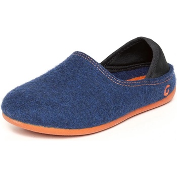 Gottstein Детски пантофи Gottstein Kid's Wool Slip-On House slippers - Midnight / Orange - размер 32 (EU) (702-5324-0215)