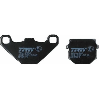 Sada brzdových platničiek kotúčovej brzdy TRW MCB519