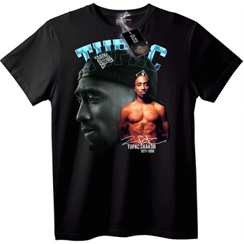 NOONEBRAND Тениска Тупак Шакур - M, Black