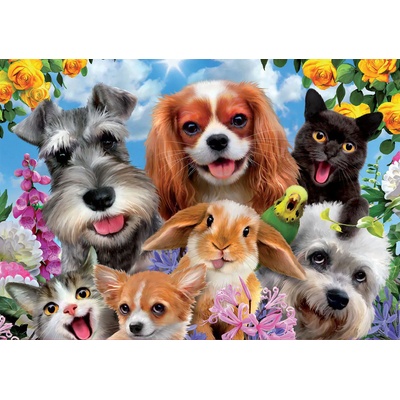 Educa - Puzzle Selfie Pet Parade 200 dielikov - 200 piese