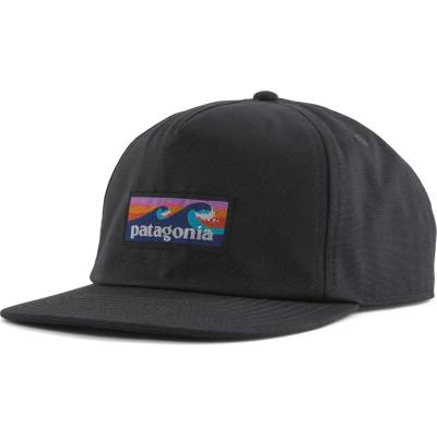 Patagonia Шапка с козирка Patagonia Boardshort Label Funfarer Cap - Ink Black - размер One Size (204-6378-0711)