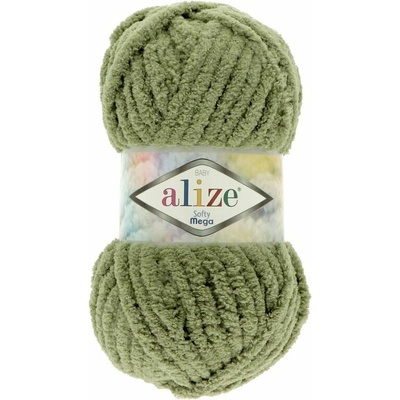 Alize Softy Mega 03 olivová zelená