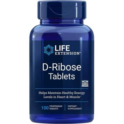 Life Extension D-Ribose, 100 таблетки, Life Extension (01473 LE)