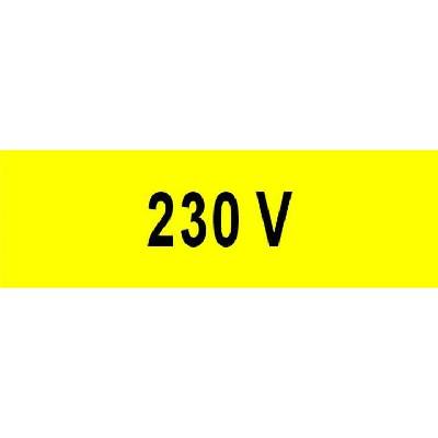 CUPRO PK samolepka 230V 11X35MM 34A