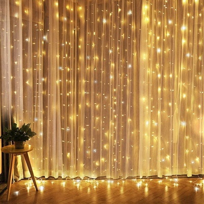 Solight 1V10 LED vianočný záves na okná 300 LED časovač 8 funkcií USB