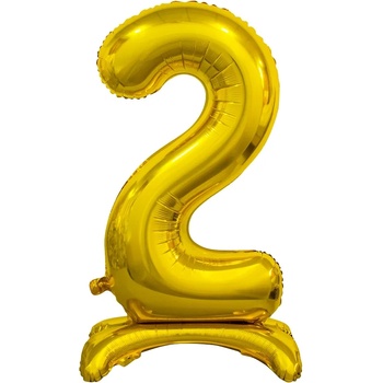 Image 1 of Godan Свободностоящ балон от фолио 2 златист 74см