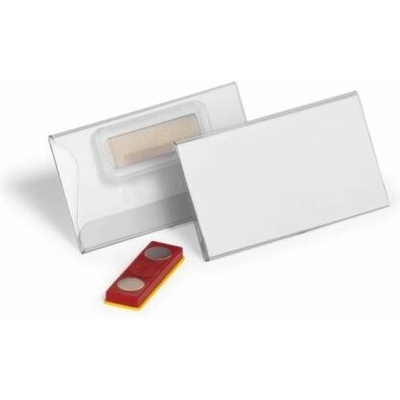 Visačka s šikmým magnetom DURABLE 40x75mm 25ks