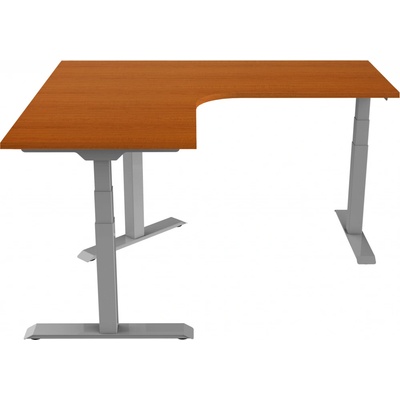 Delso Shaper 130 x 160 cm pravý šedý / třešeň