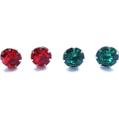 Blingstar náušnice Round Diamond 2471 zirkony