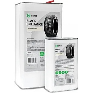 GRASS Препарат за гуми на силиконова основа-Black brilliance- - предпазва от стареене и отблъсква водата - 5 л