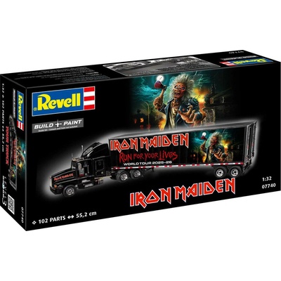 Revell Iron Maiden Tour Truck Run for Your Lives World Tour 1:32