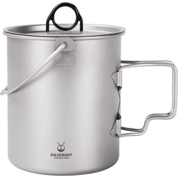 SilverAnt Титаниева чаша 750 ml с капак (SATICUP750LID)