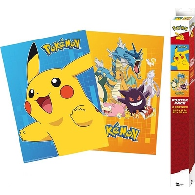 Pokémon - sada 2 plagátov