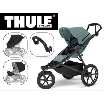 Thule Urban Glide 3 + madlo + pláštěnka + moskytiera 2024 Mid Blue