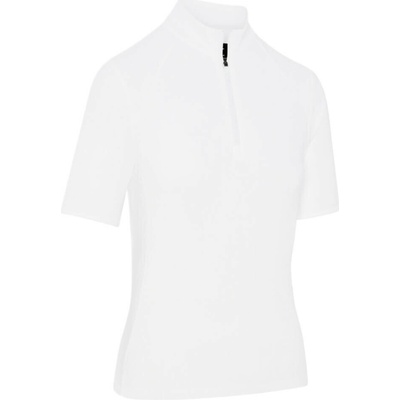 Callaway Dámske tričko Rib Play Short Sleeve Mock Brilliant White