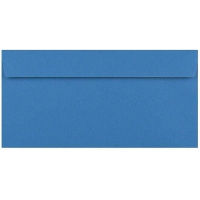 Obálka barevná DL Clairefontaine, samolepicí 110x220 mm, 120g/m2 - modrá, 1 ks